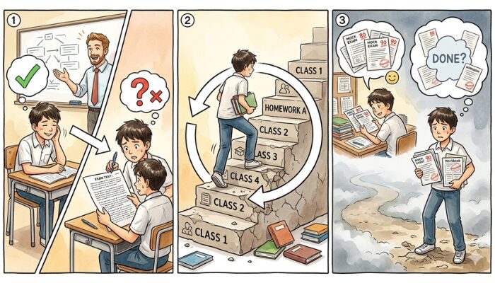 浪人しても英語が伸びない生徒に共通する3つの原因